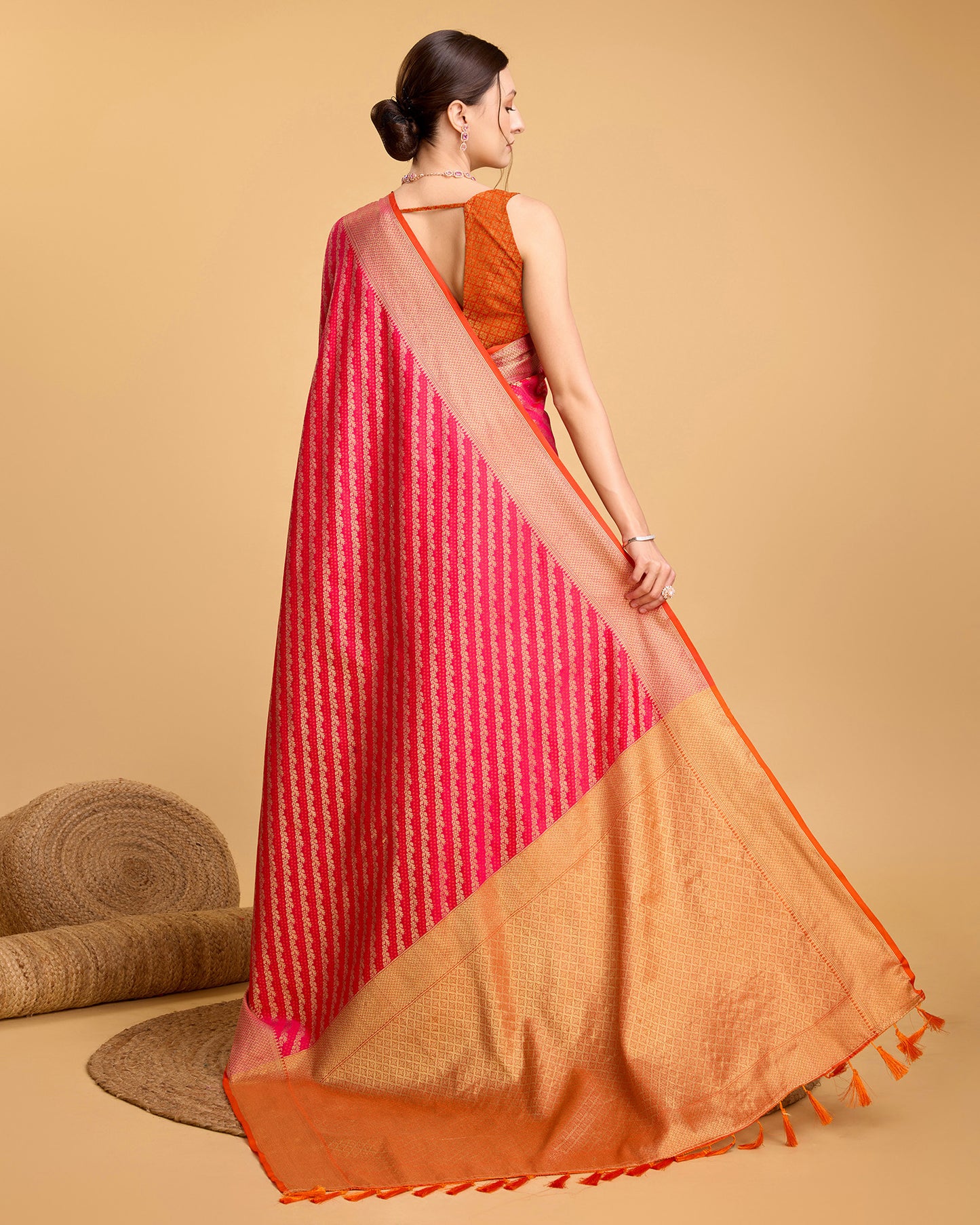 LERI BANARASI PURE PATOLA SILK SAREE RICH PALLU