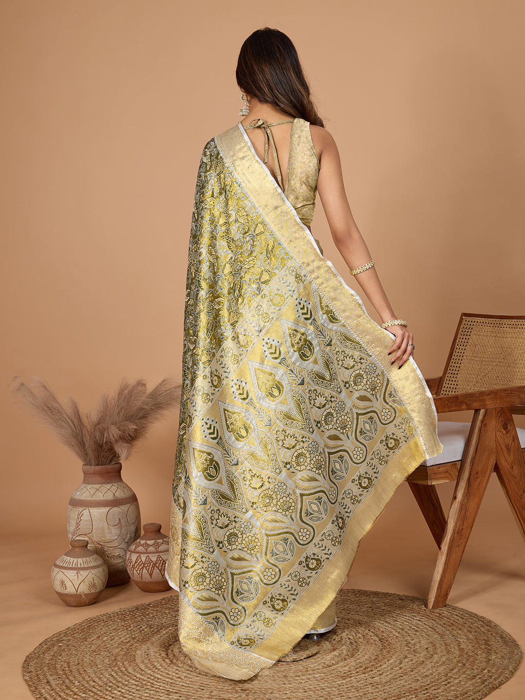 TANUSHREE ETHNIC WEAR TRADITIONAL SILK BANARSI SAREE