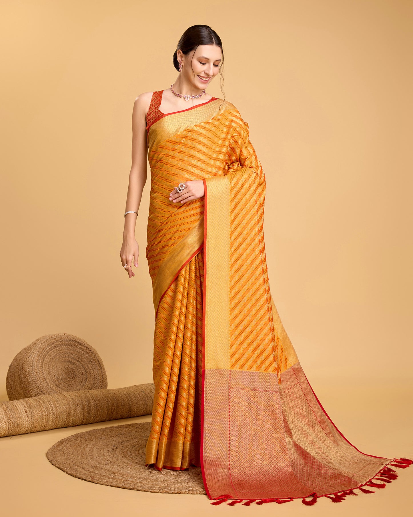 LERI BANARASI PURE PATOLA SILK SAREE RICH PALLU