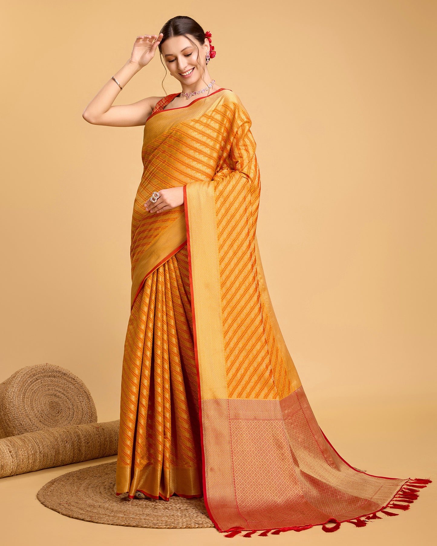 LERI BANARASI PURE PATOLA SILK SAREE RICH PALLU