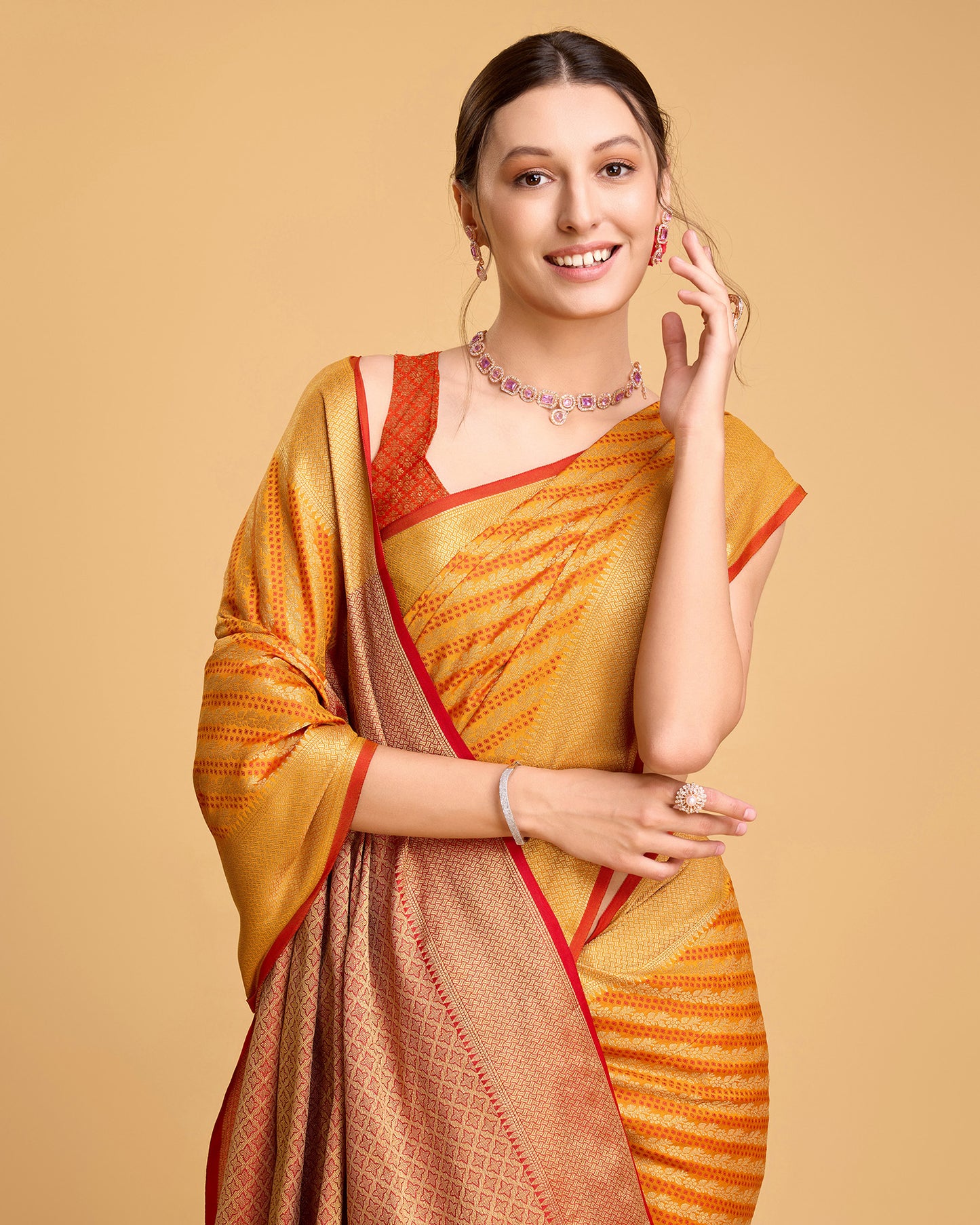 LERI BANARASI PURE PATOLA SILK SAREE RICH PALLU