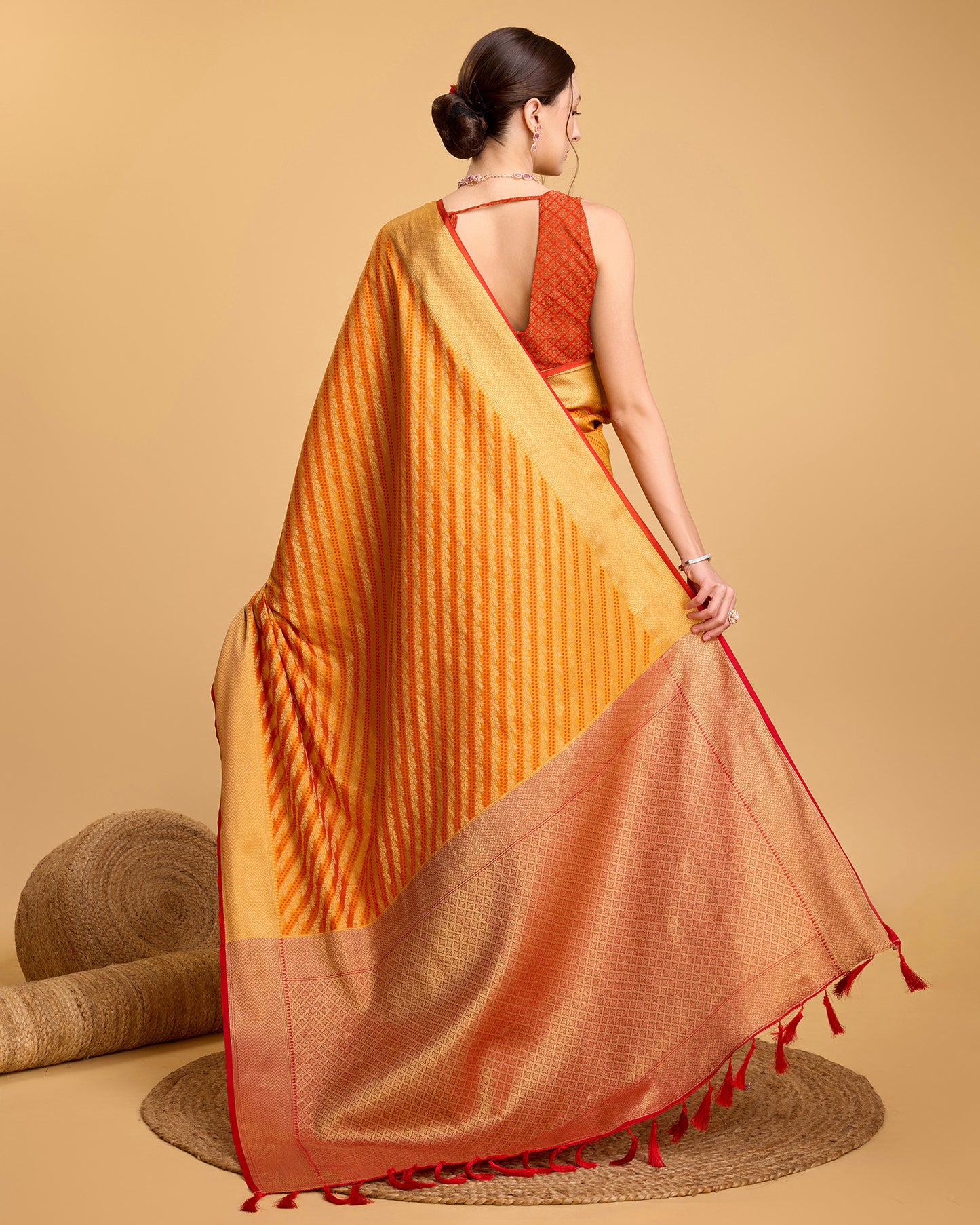 LERI BANARASI PURE PATOLA SILK SAREE RICH PALLU