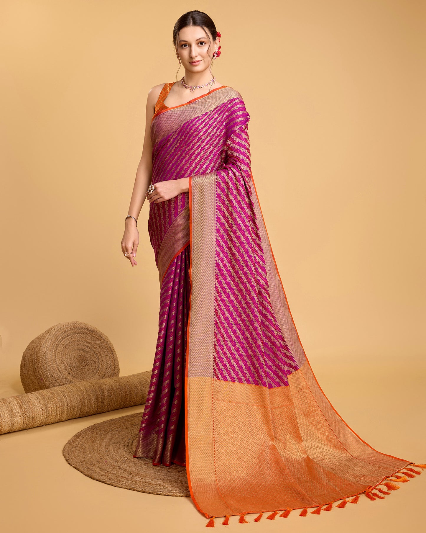 LERI BANARASI PURE PATOLA SILK SAREE RICH PALLU