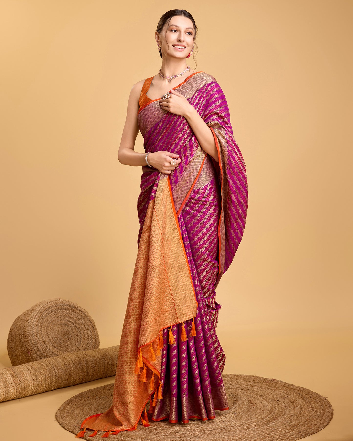 LERI BANARASI PURE PATOLA SILK SAREE RICH PALLU
