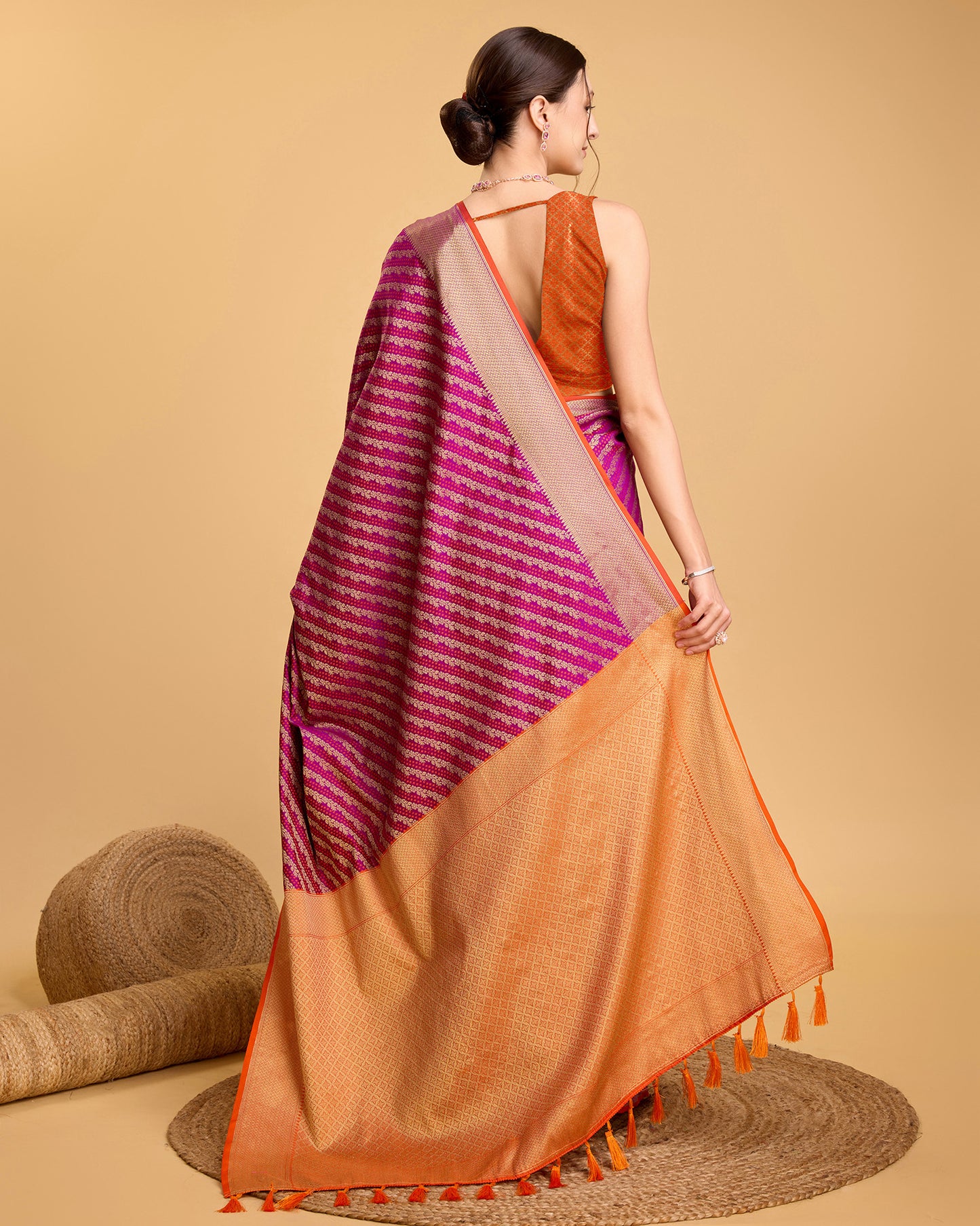 LERI BANARASI PURE PATOLA SILK SAREE RICH PALLU