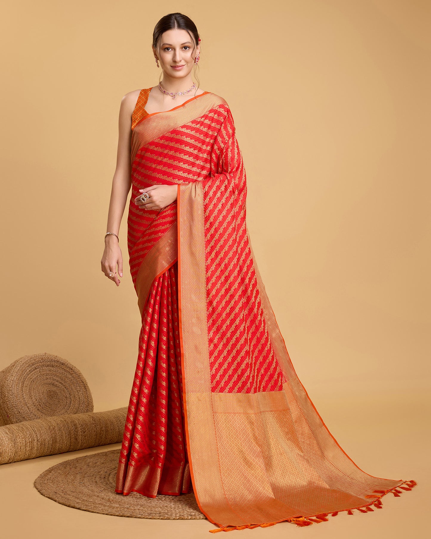 LERI BANARASI PURE PATOLA SILK SAREE RICH PALLU