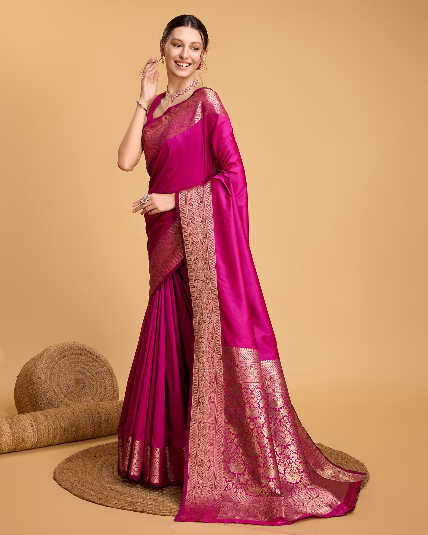 KRIYANSH WOVEN DESIGN ZARI BANARSI SAREE