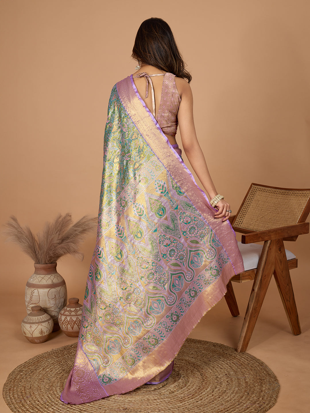 TANUSHREE ETHNIC WEAR TRADITIONAL SILK BANARSI SAREE