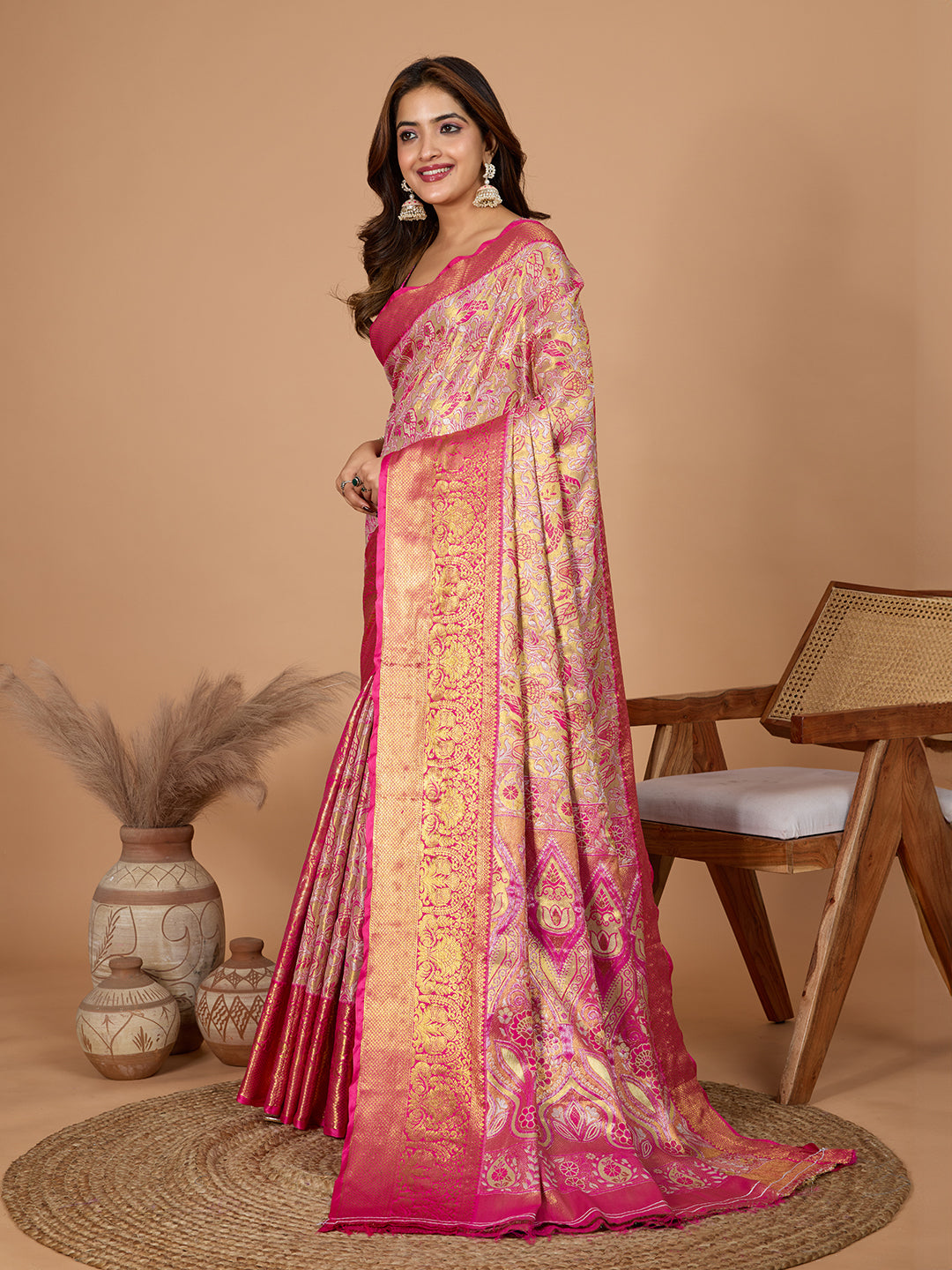 TANUSHREE ETHNIC WEAR TRADITIONAL SILK BANARSI SAREE