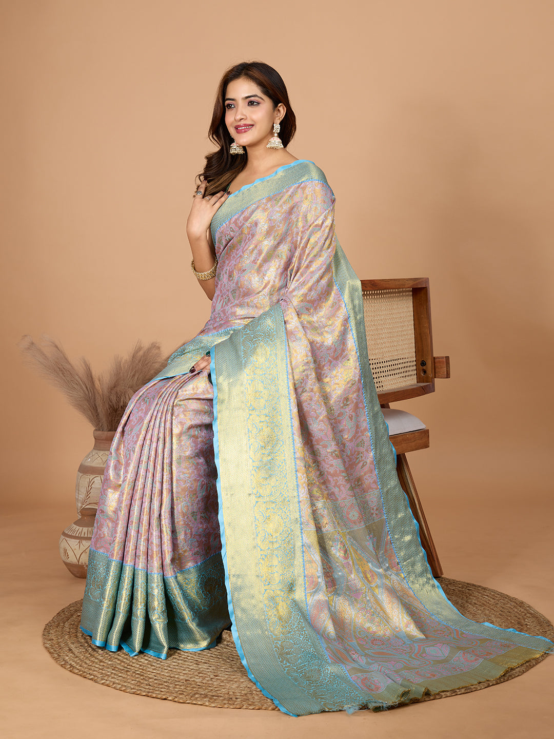 TANUSHREE ETHNIC WEAR TRADITIONAL SILK BANARSI SAREE