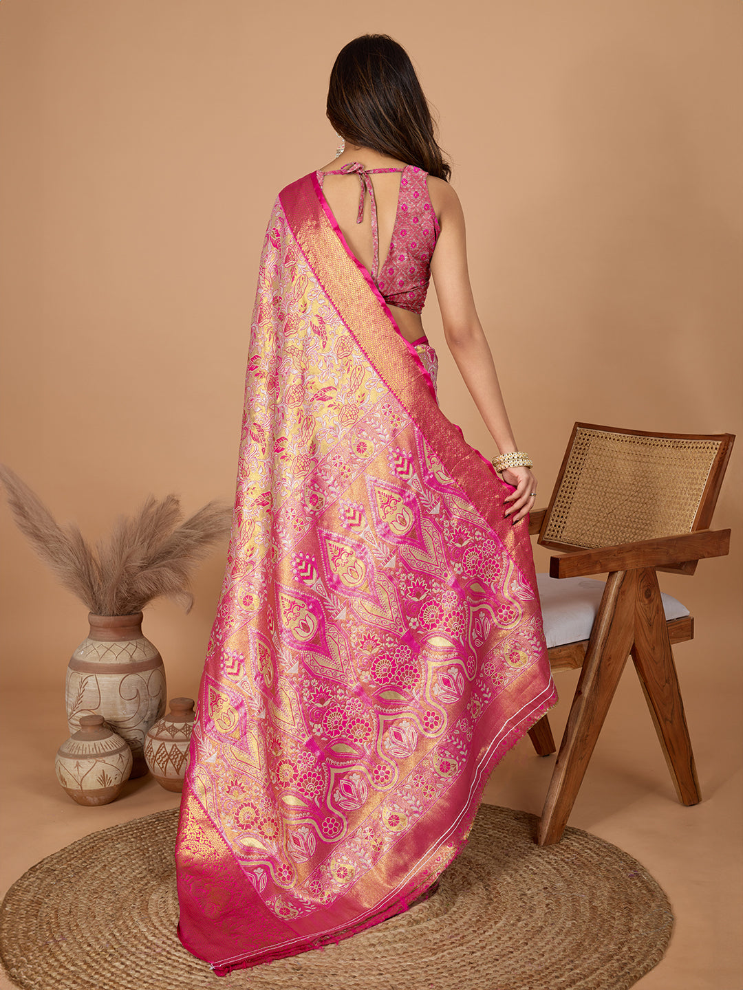 TANUSHREE ETHNIC WEAR TRADITIONAL SILK BANARSI SAREE