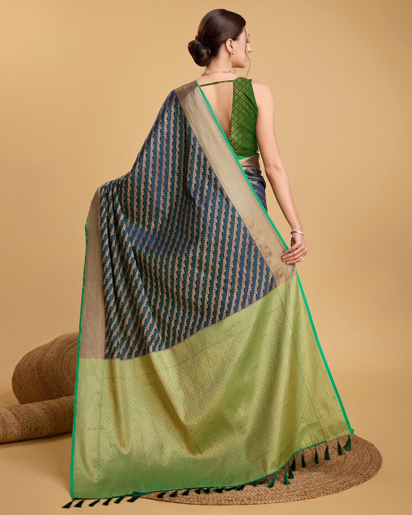 LERI BANARASI PURE PATOLA SILK SAREE RICH PALLU