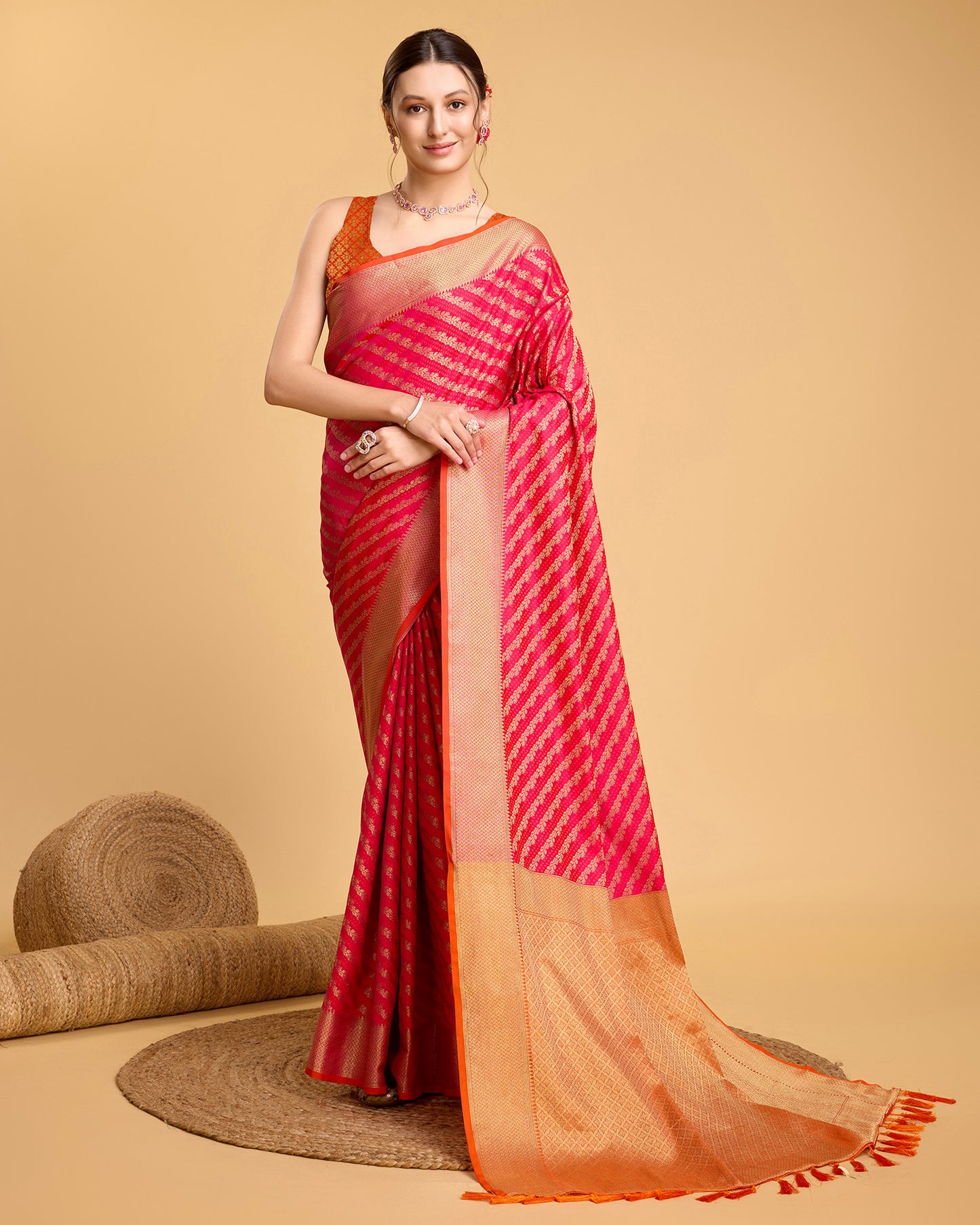 LERI BANARASI PURE PATOLA SILK SAREE RICH PALLU