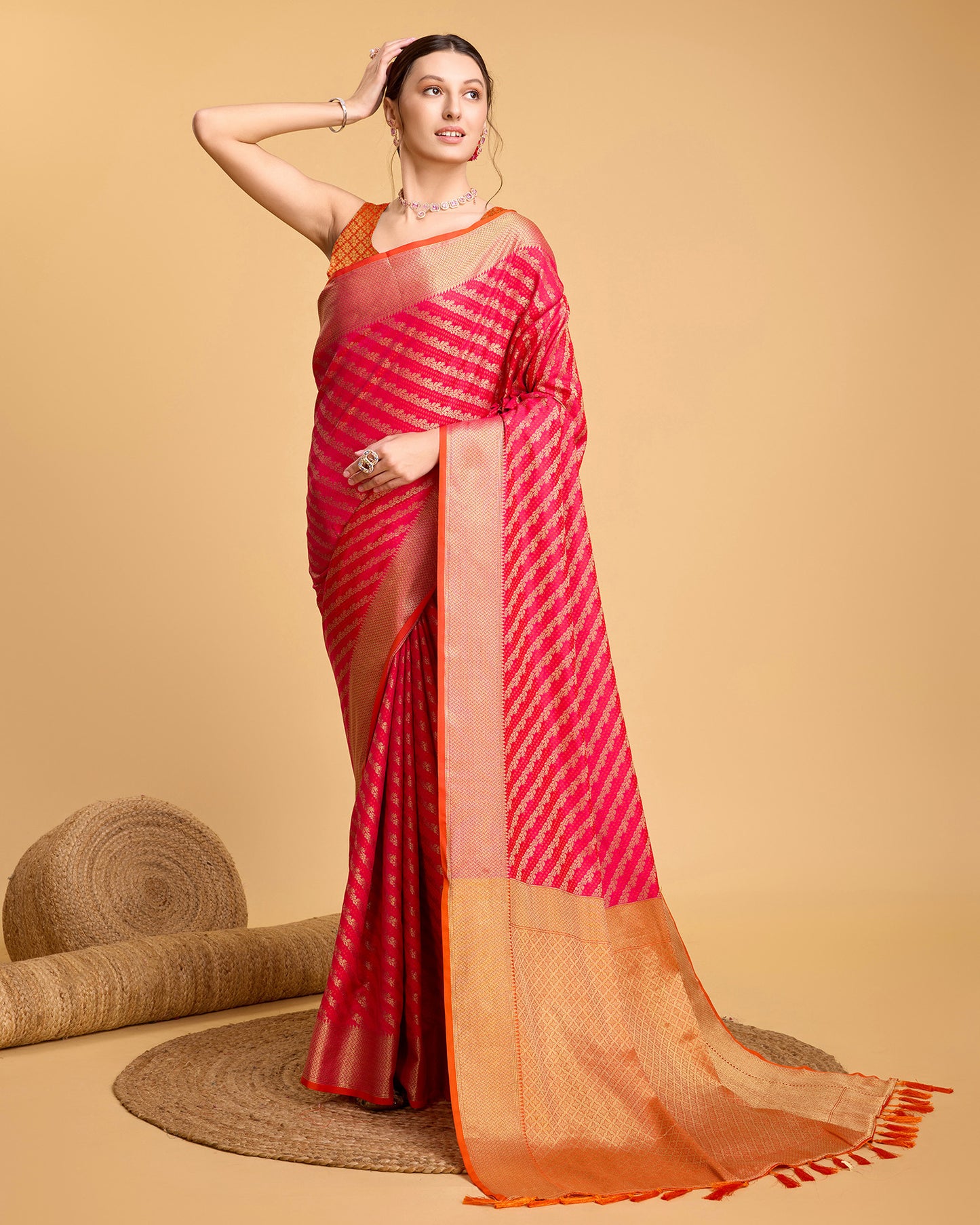 LERI BANARASI PURE PATOLA SILK SAREE RICH PALLU