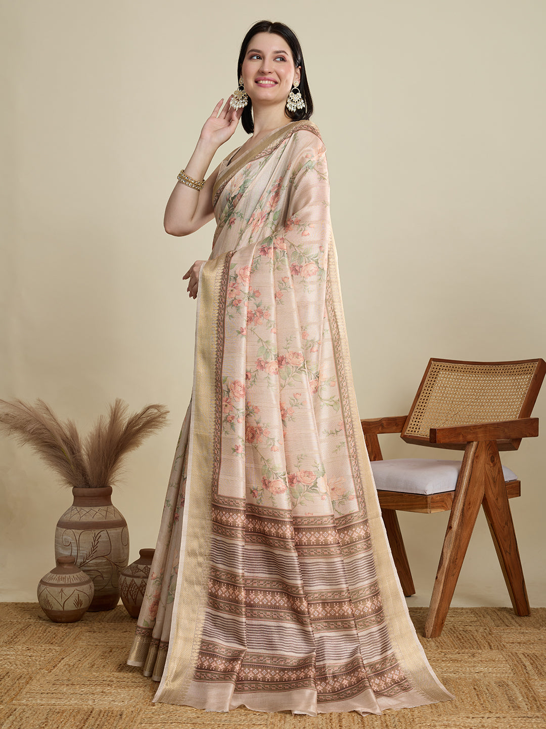 DIGITAL PRINTED COTTON SAREE