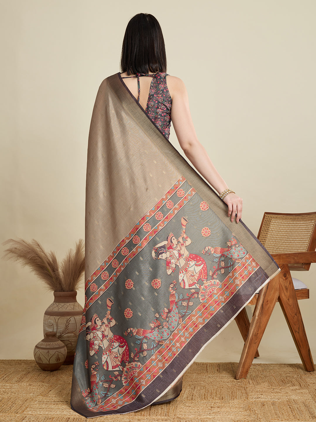 DIGITAL PRINTED COTTON SAREE