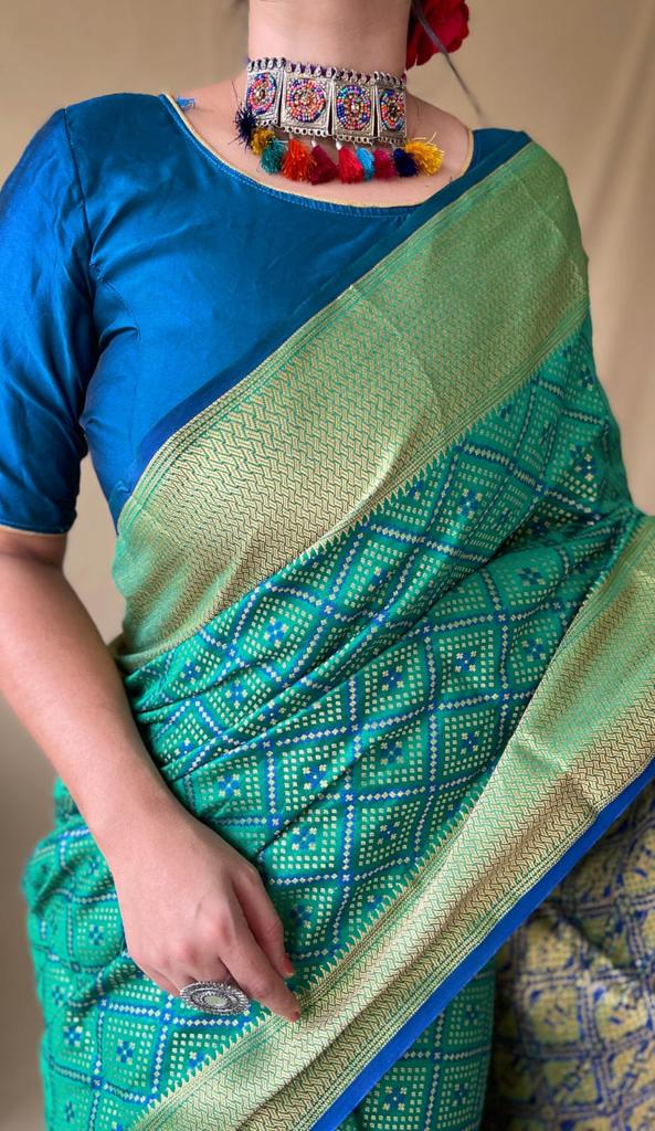 LERI BANARSI PURE PATOLA SILK SAREE
