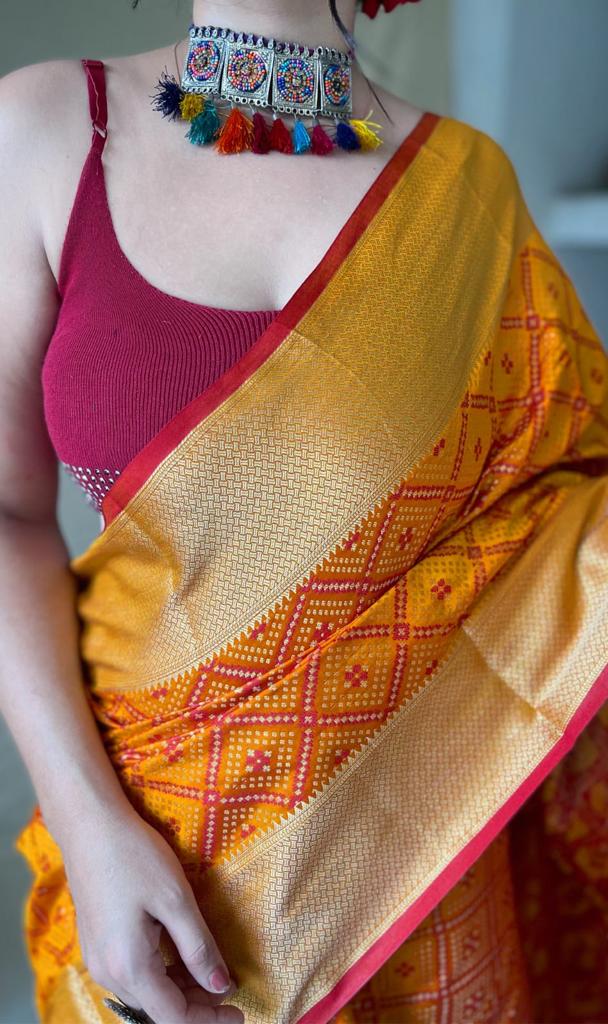 LERI BANARSI PURE PATOLA SILK SAREE