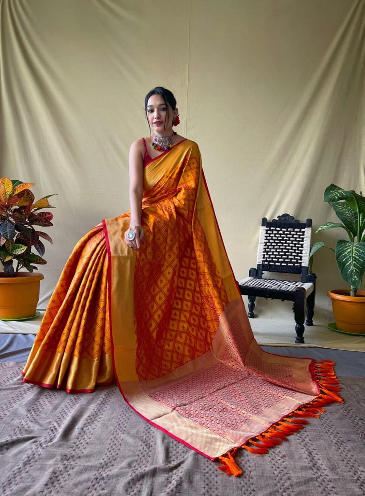 LERI BANARSI PURE PATOLA SILK SAREE