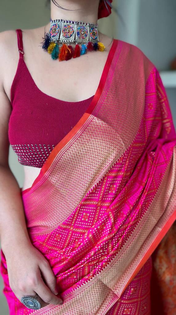 LERI BANARSI PURE PATOLA SILK SAREE