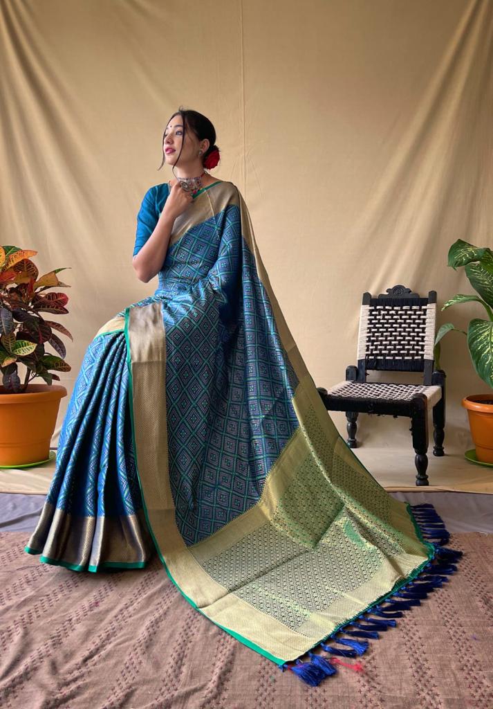 LERI BANARSI PURE PATOLA SILK SAREE