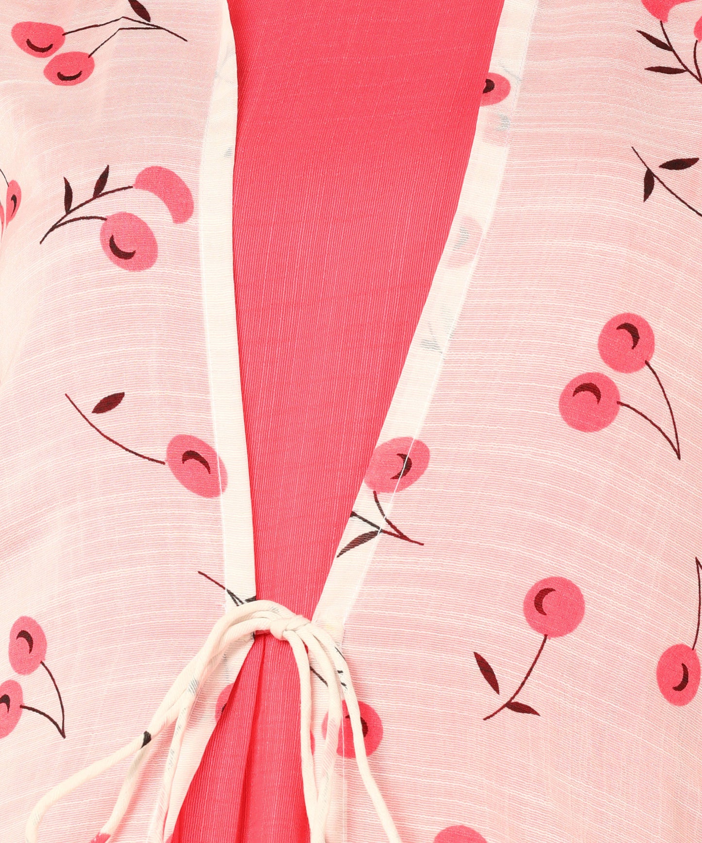 Kurta with Overlay or a Long Jacket Or Shrug with Umbrella Cut Inner Midi Dress