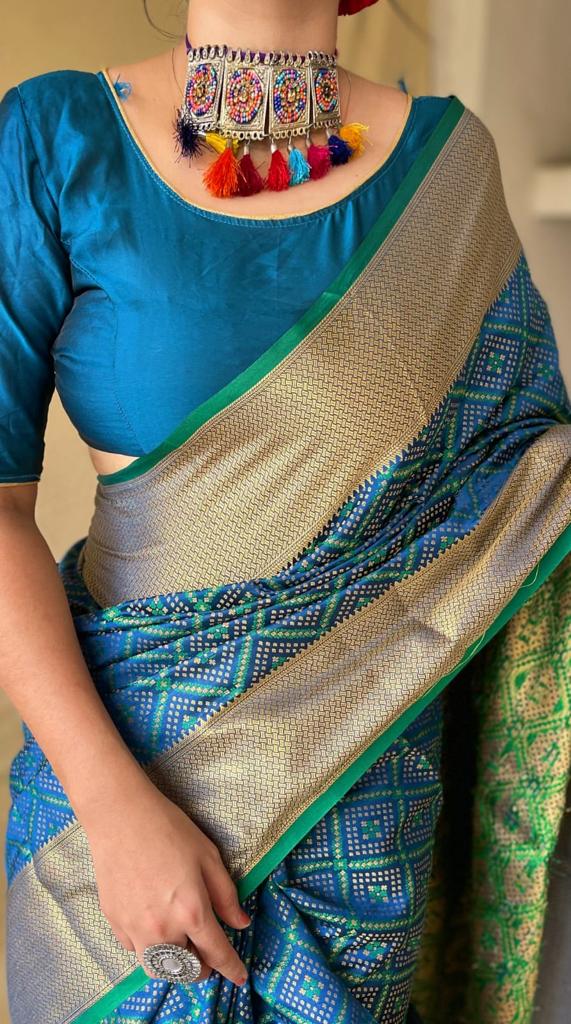 LERI BANARSI PURE PATOLA SILK SAREE