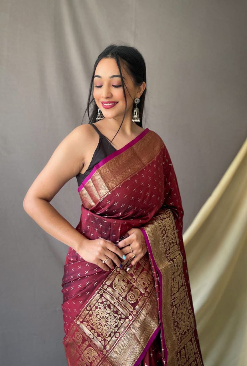 ANNU BANARSI SILK SAREE