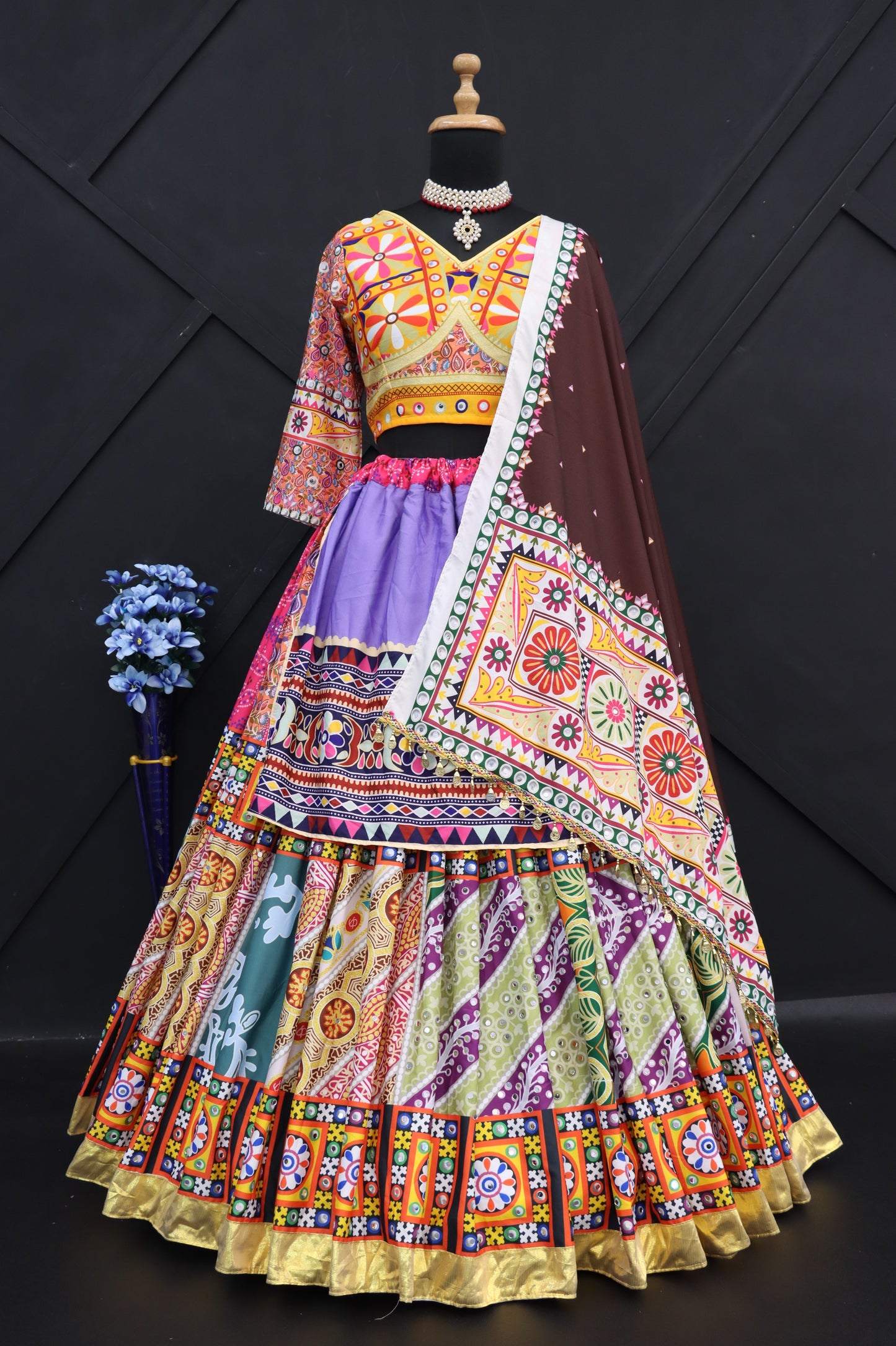 SWARA DIGITAL PRINTED WORK LAHENGA CHOLI WITH DUPATTA