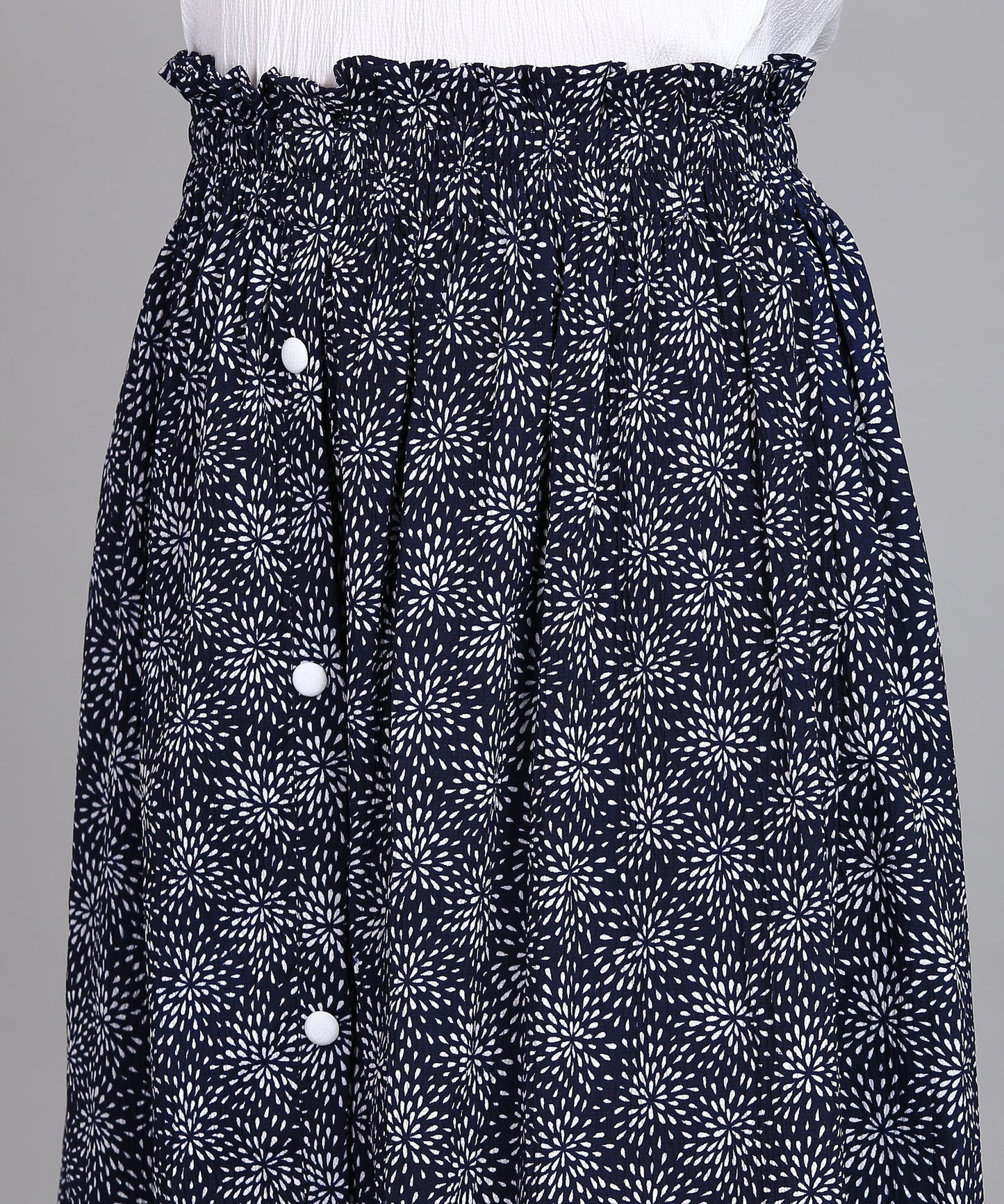 SDGRATITUDE WOMEN PRINTED A-LINE SKIRT