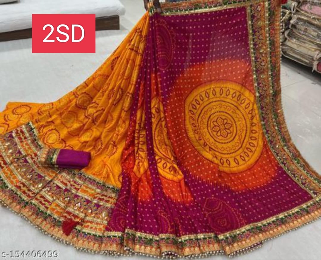 Bandhani saree