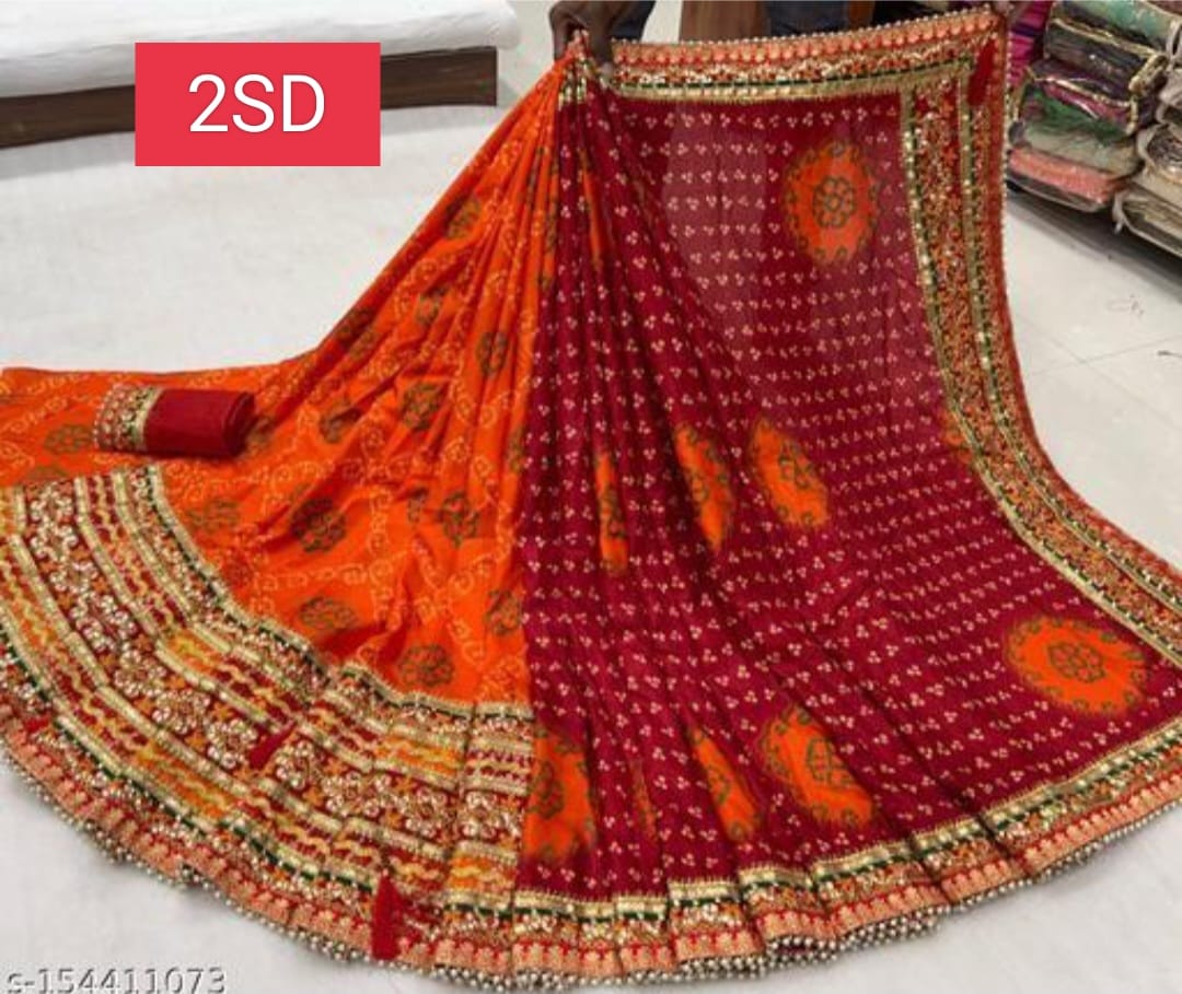 Bandhani saree