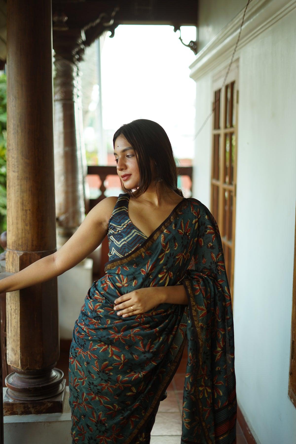LINEN CHAPPA SAREE