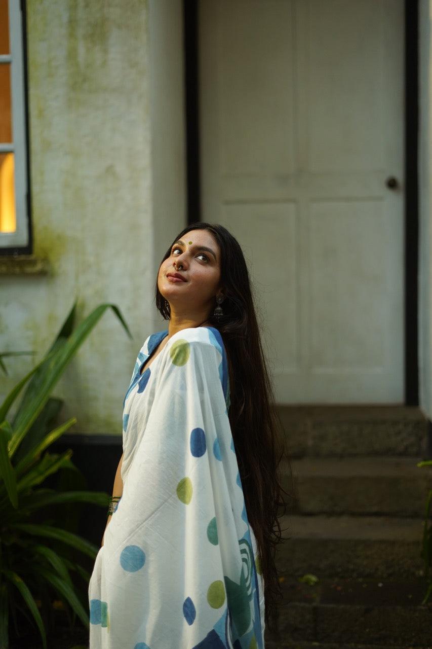 LINEN CHAPPA SAREE