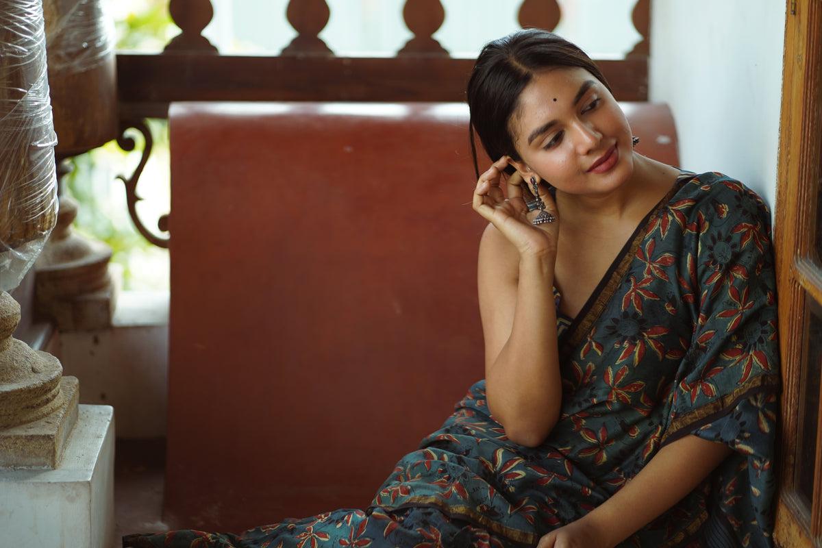 LINEN CHAPPA SAREE