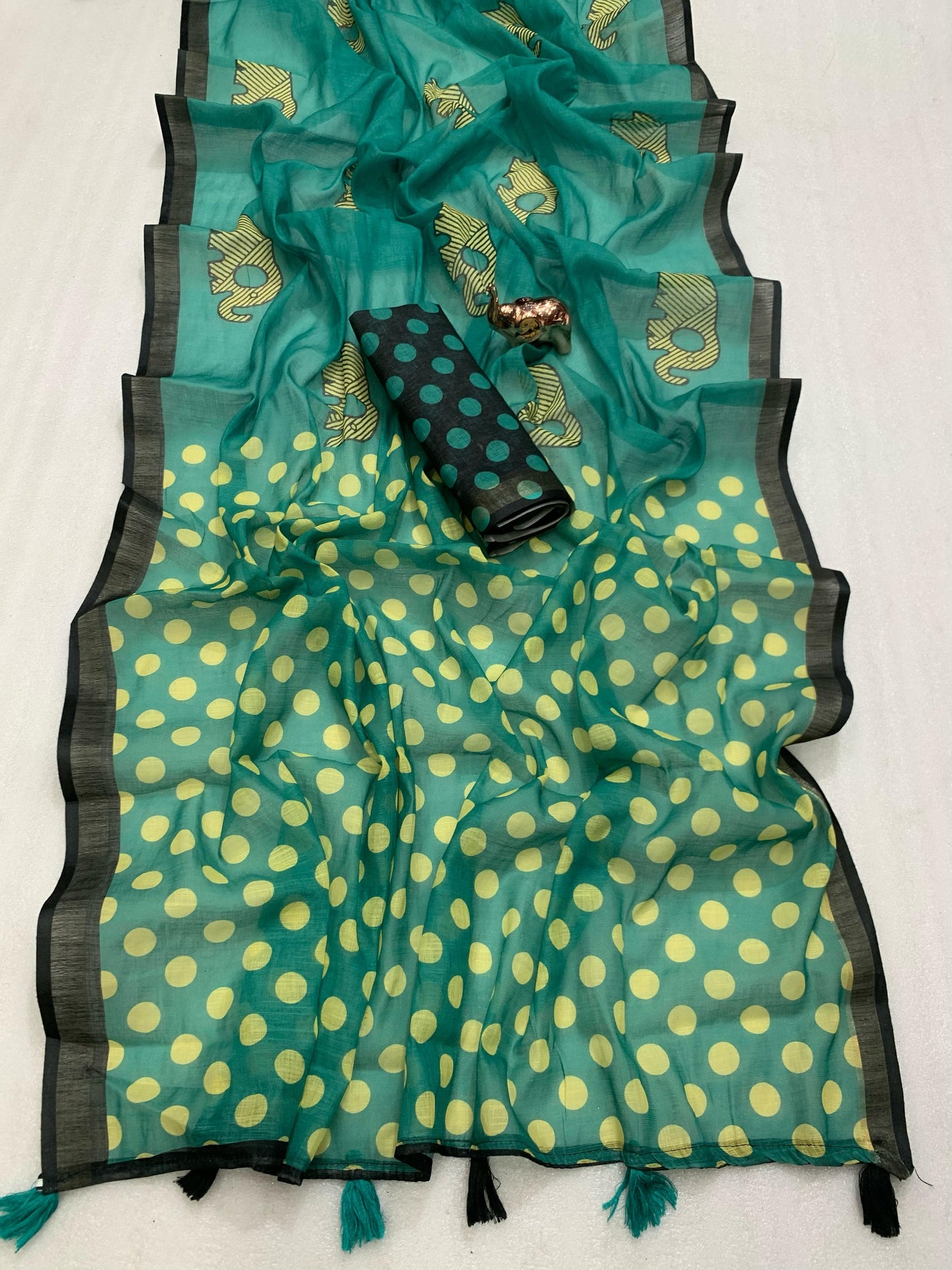LINEN CHAPPA SAREE