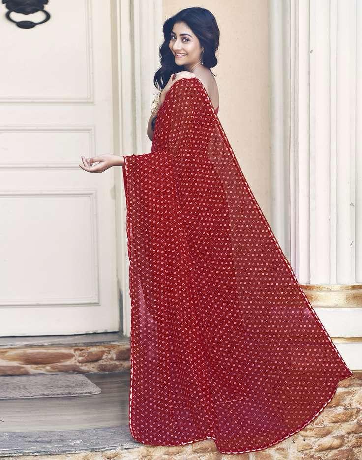 SATRANI BHANDANI GOTTA PRINTED SAREE