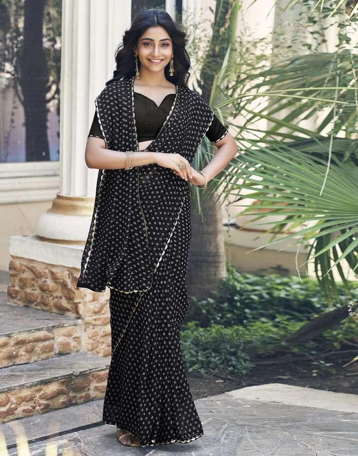 SATRANI BHANDANI GOTTA PRINTED SAREE