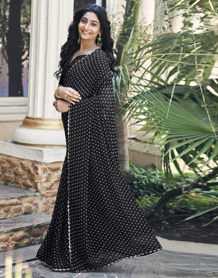 SATRANI BHANDANI GOTTA PRINTED SAREE