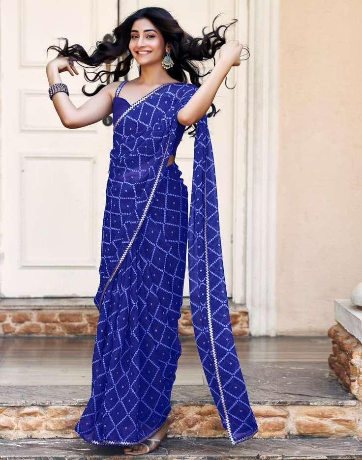SATRANI BHANDANI GOTTA PRINTED SAREE