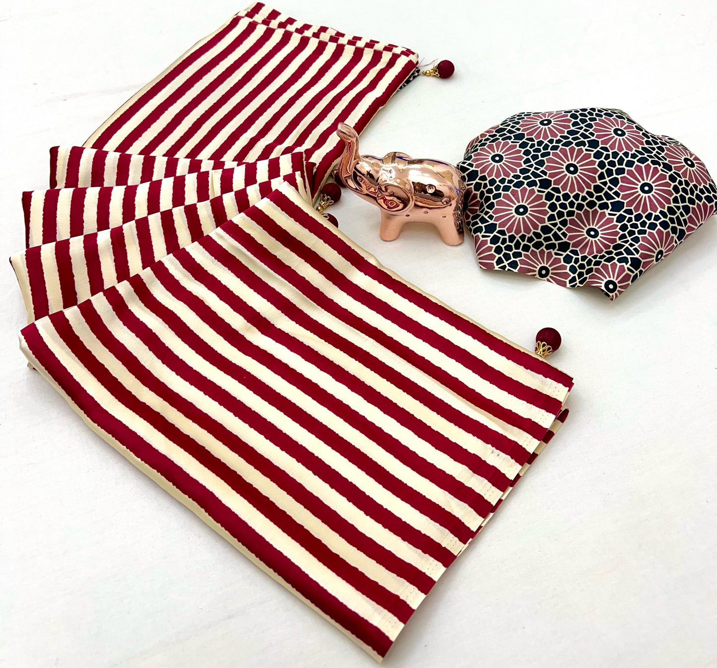 GAJJI SILK LEHARIYA SAREE