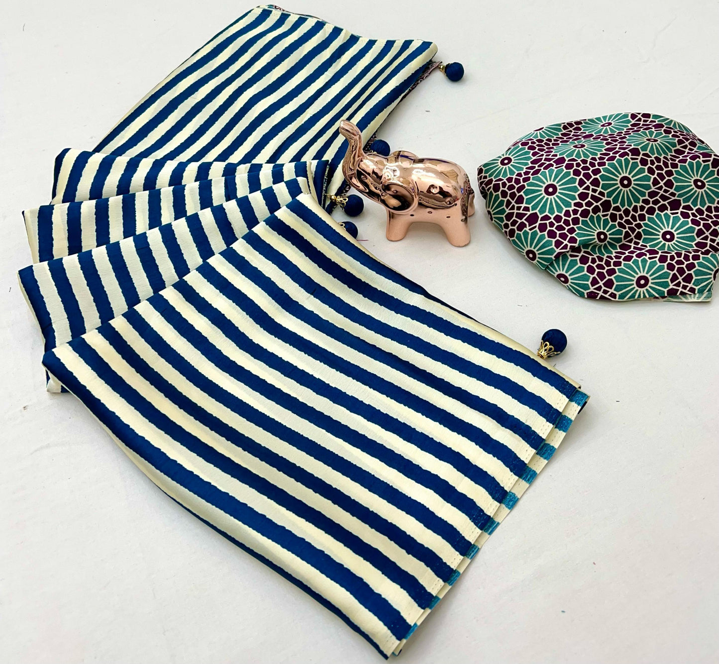 GAJJI SILK LEHARIYA SAREE