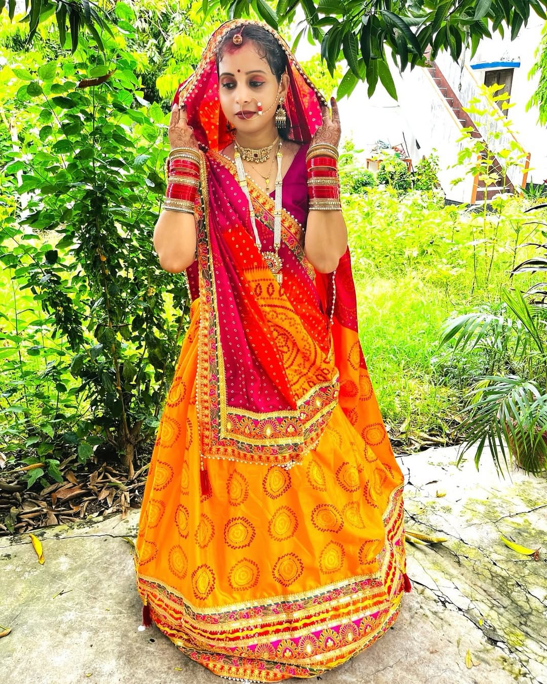 Bandhani saree