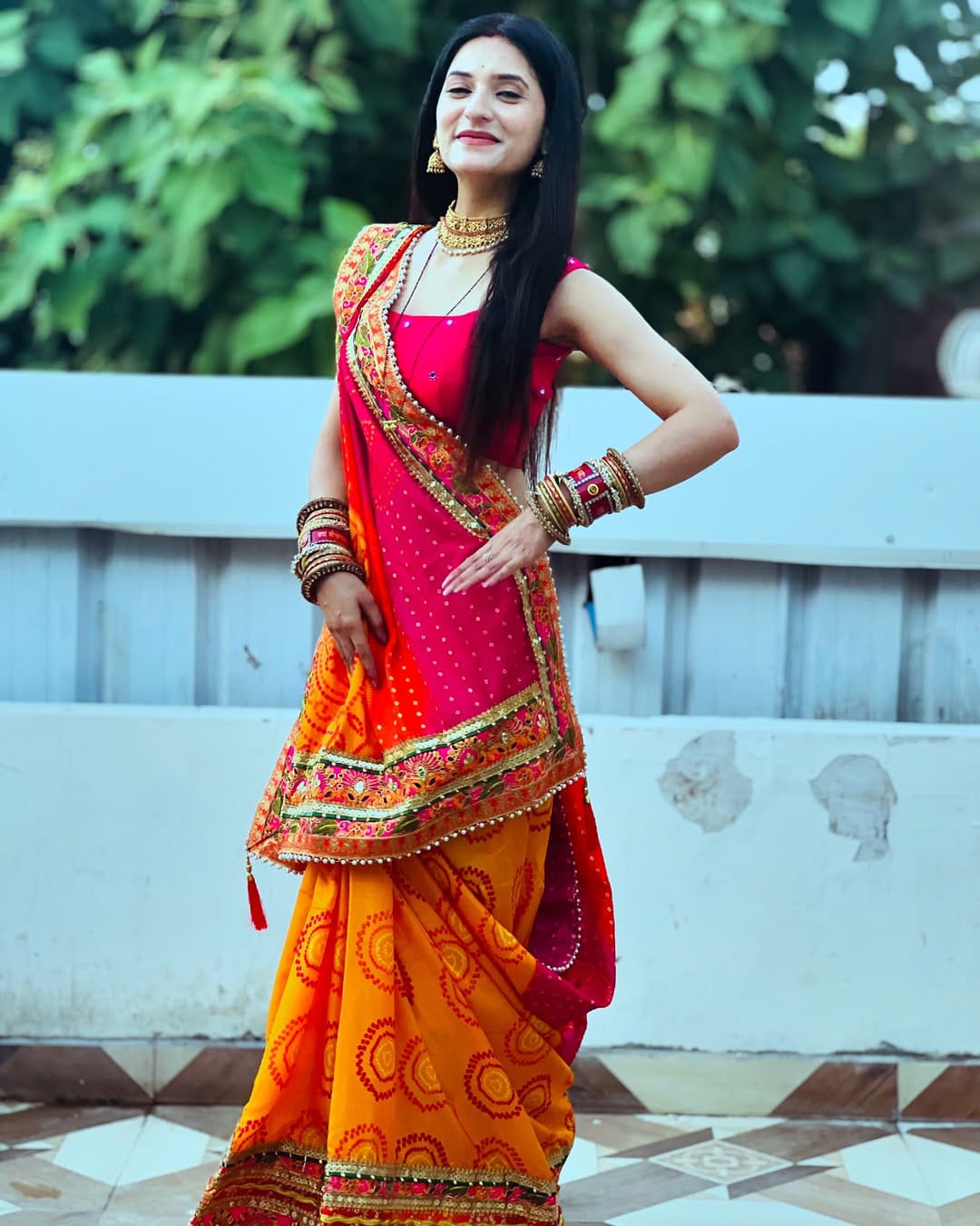 Bandhani saree