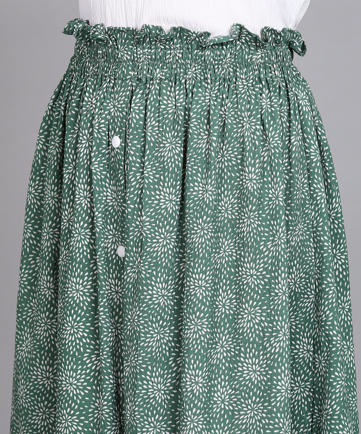 SDGRATITUDE WOMEN PRINTED A-LINE SKIRT