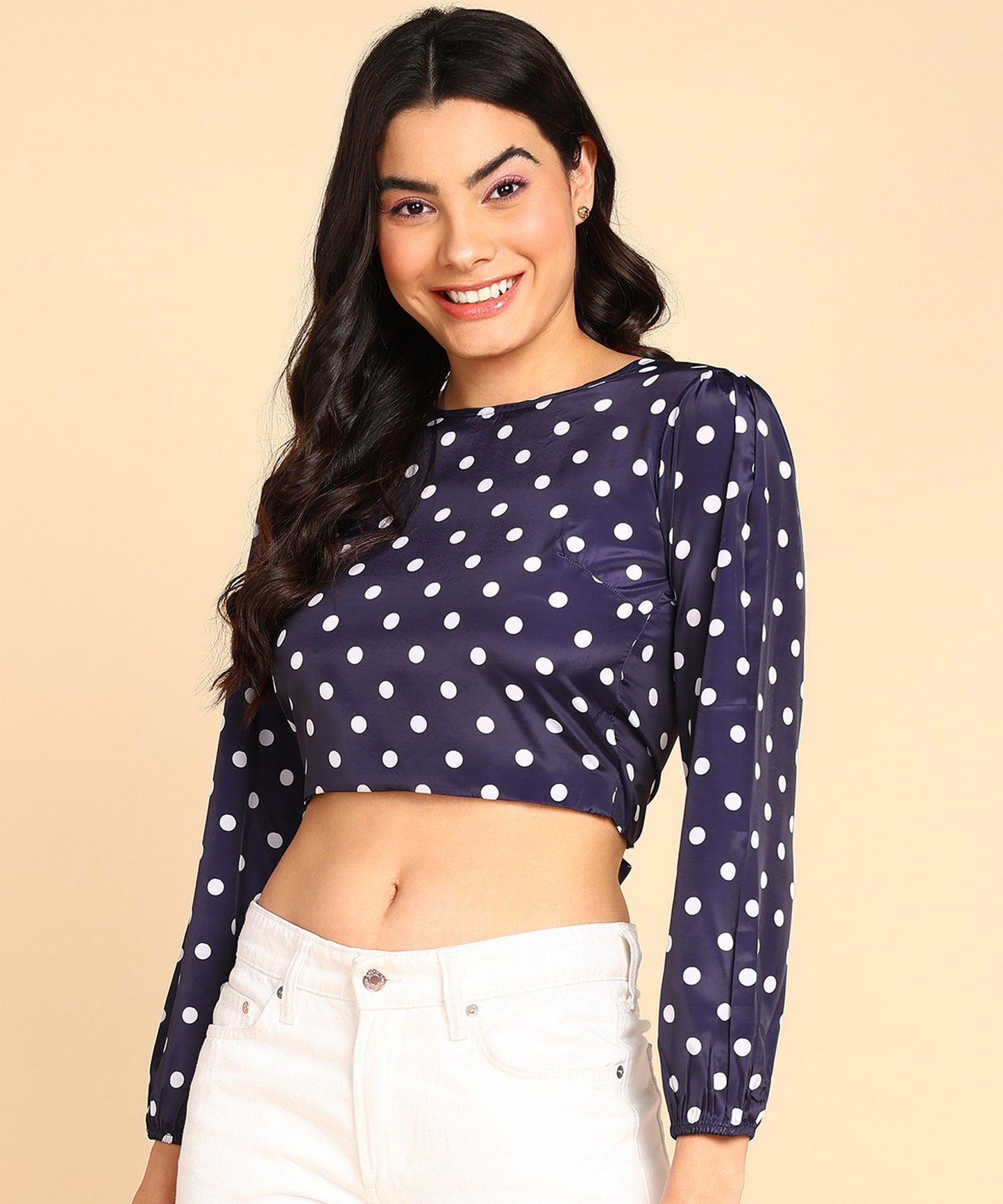 Trending Polka Dot Crop Top