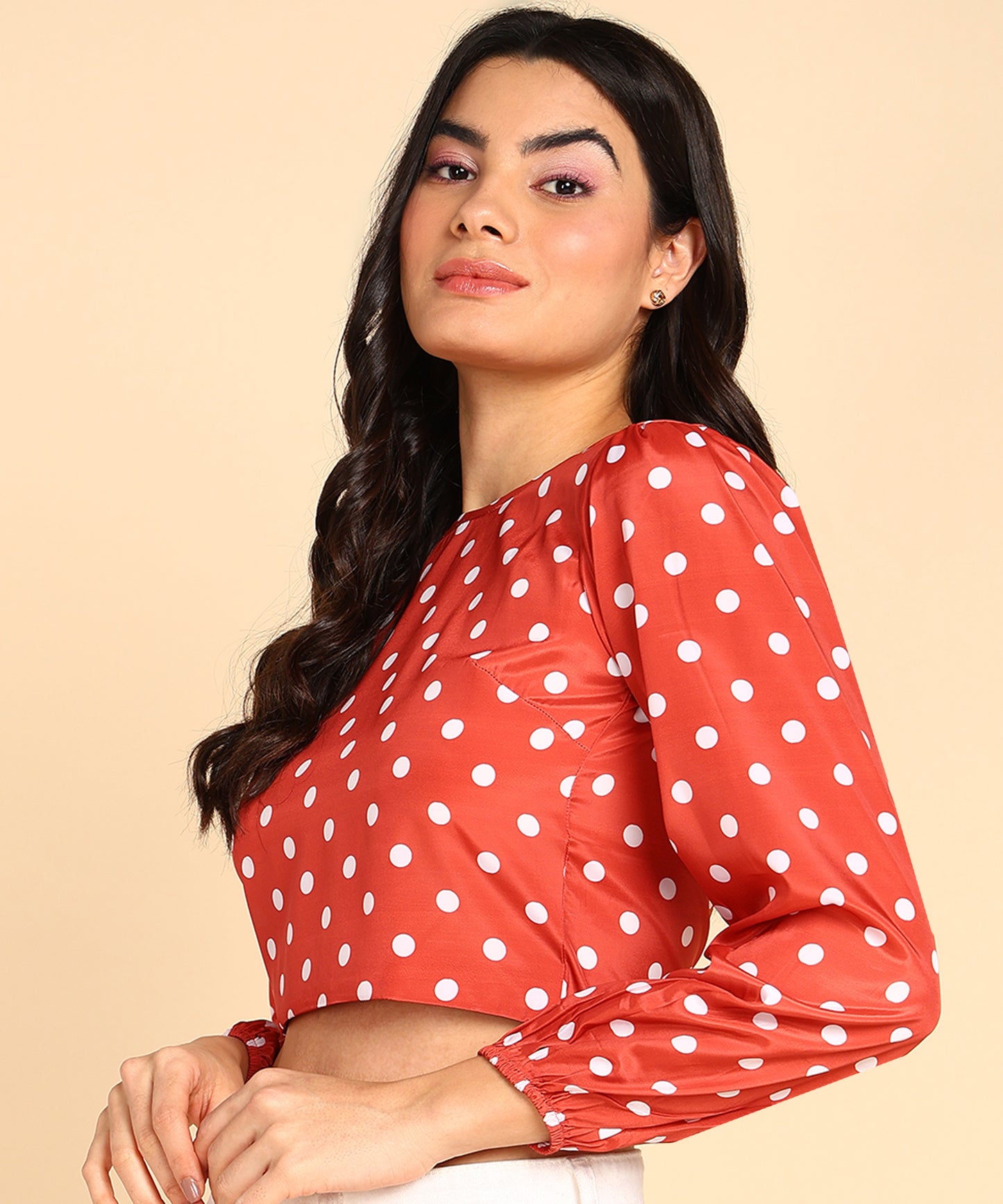 Trending Polka Dot Crop Top