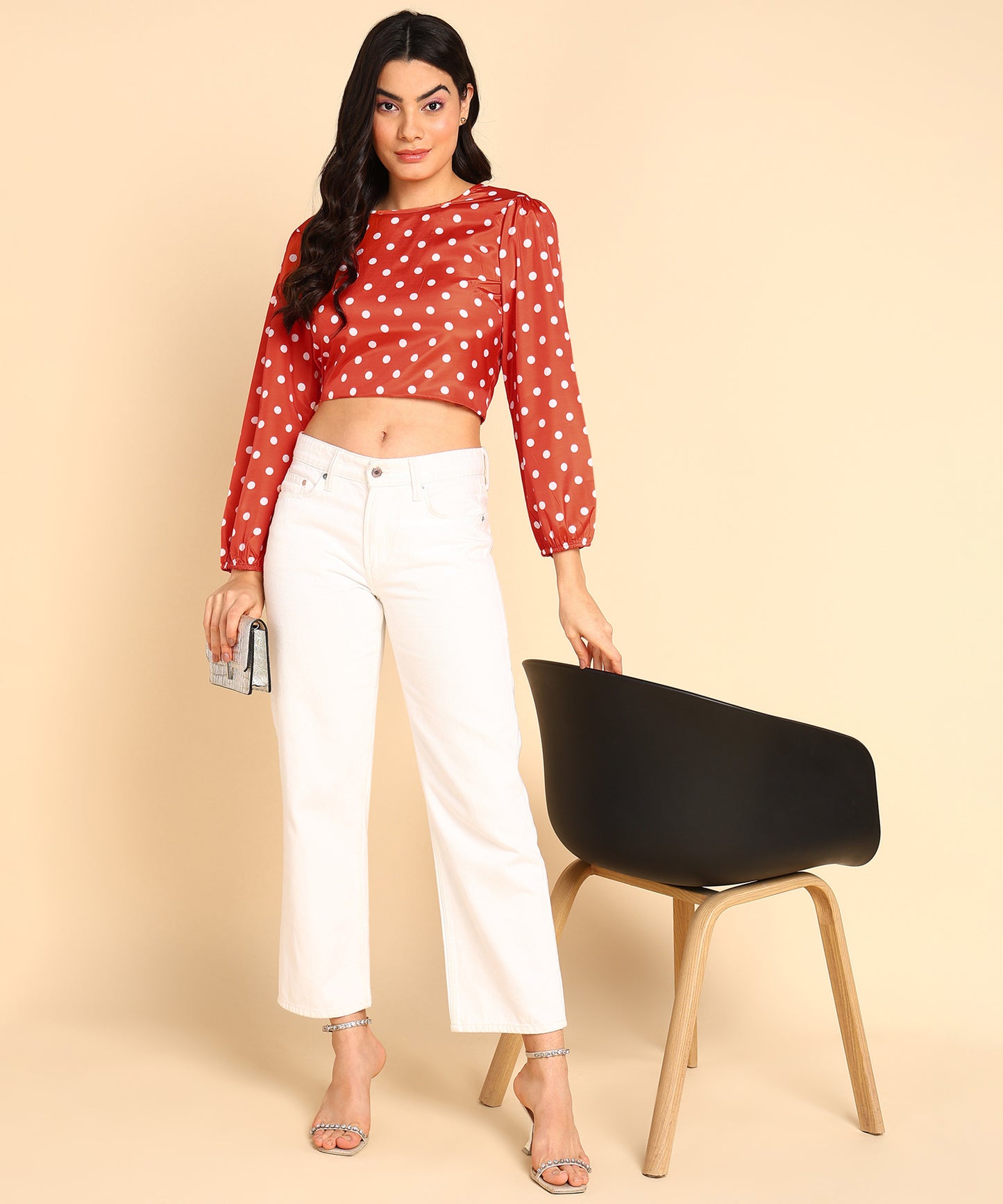 Trending Polka Dot Crop Top