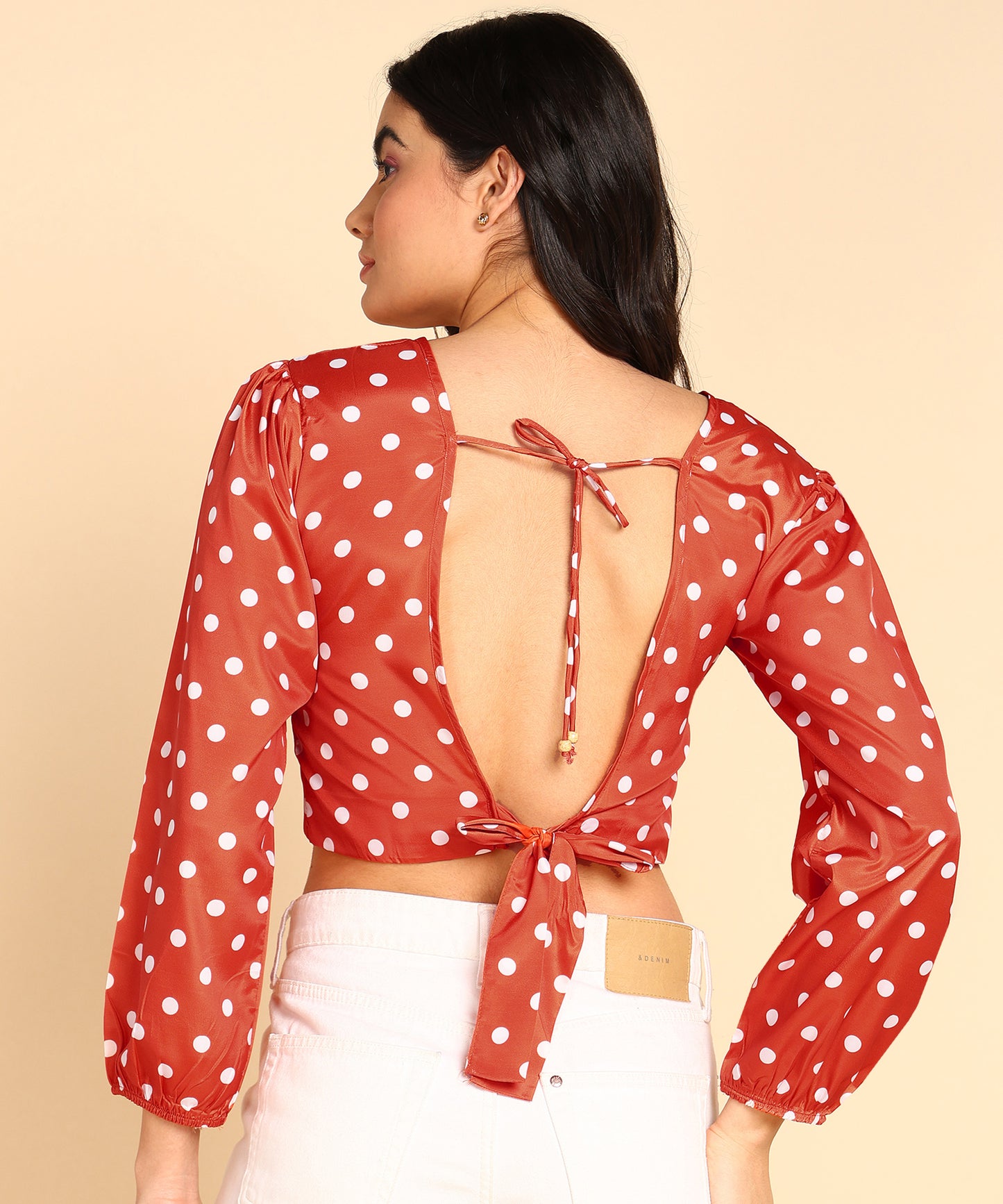 Trending Polka Dot Crop Top
