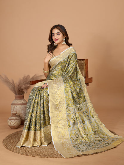 TANUSHREE ETHNIC WEAR TRADITIONAL SILK BANARSI SAREE
